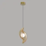 Подвесной светильник Delight Collection MD24030035 MD24030035-1A brass/amber от ImperiumLoft