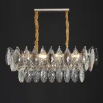 Подвесная люстра Delight Collection D8011P D8011P/L-800 gold/smoky