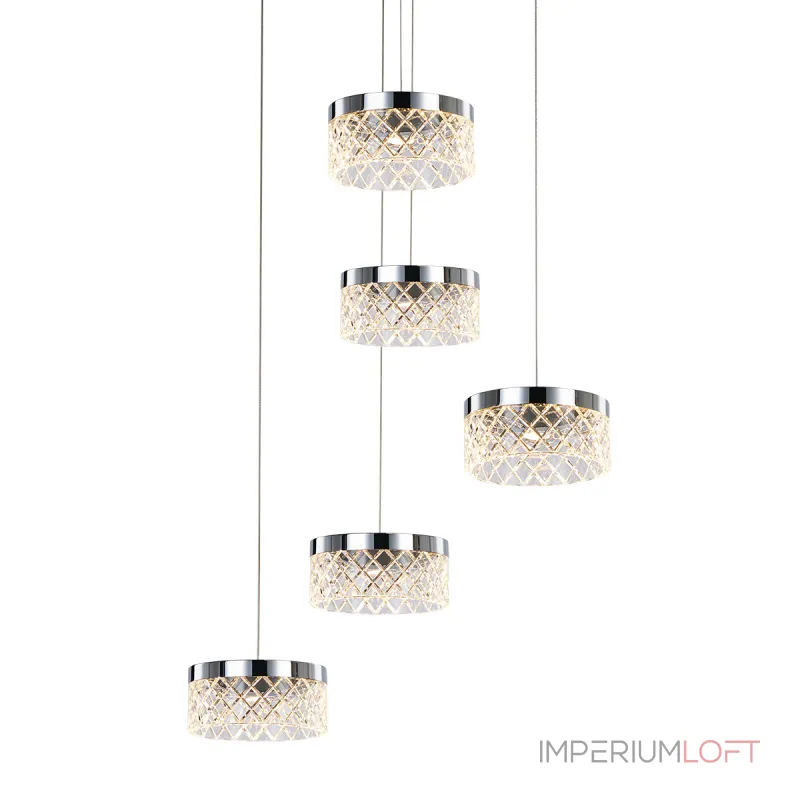 Подвесной светильник Delight Collection Diamond cut MD21020075-5A chrome