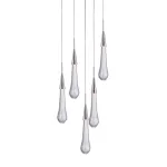 Подвесной светильник Delight Collection Pour MD2060-5A satin nickel