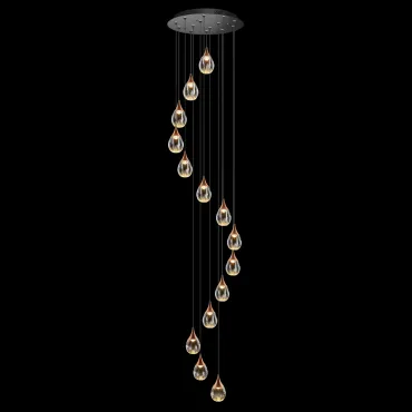 Подвесной светильник Delight Collection Stilla MD24001004-14A copper/clear Подвесной светильник Delight Collection Stilla MD24001004-14A copper/clear