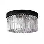Светильник потолочный Delight Collection 1920s Odeon KR0387C-6B/P black/clear