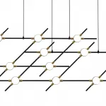 Люстра Delight Collection Molecular MD18001067-14A black/gold от ImperiumLoft