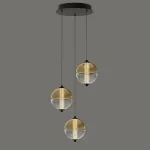 Подвесной светильник Delight Collection MD24022079 MD24022079-3A black/amber