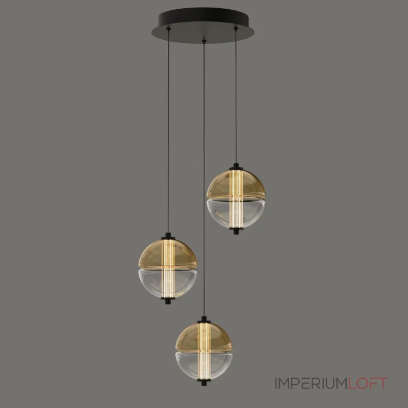 Подвесной светильник Delight Collection MD24022079 MD24022079-3A black/amber