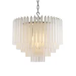 Подвесная люстра Delight Collection Nova/Pulsar 10626P silver/white