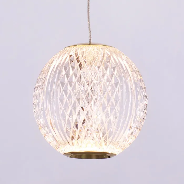 Подвесной светильник Delight Collection Elliot Diamante MD20001012-7A gold от ImperiumLoft