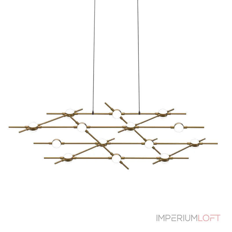 Подвесная люстра Delight Collection Molecular MD18001067-14A black/gold Подвесная люстра Delight Collection Molecular MD18001067-14A black/gold