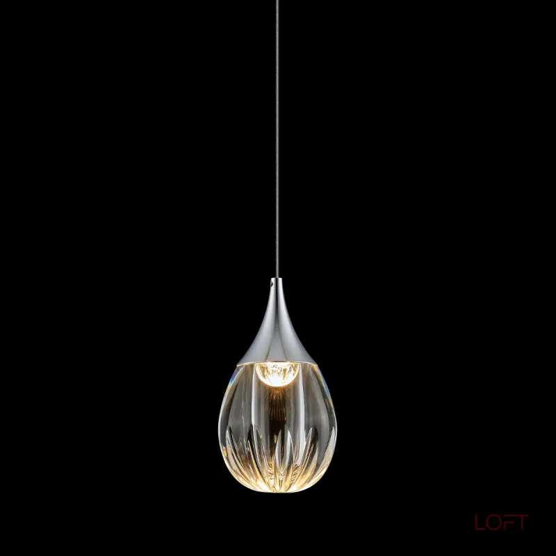 Подвесной светильник Delight Collection Stilla MD24001004-1A chrome/clear