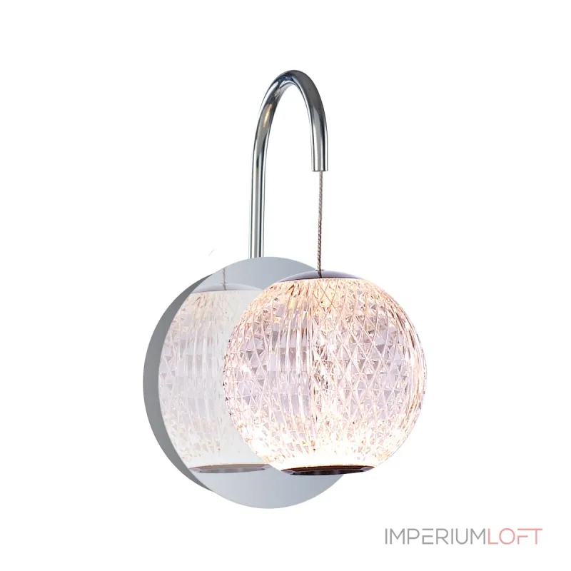 Настенный светильник Delight Collection Elliot Diamante MB20001012-1A chrome