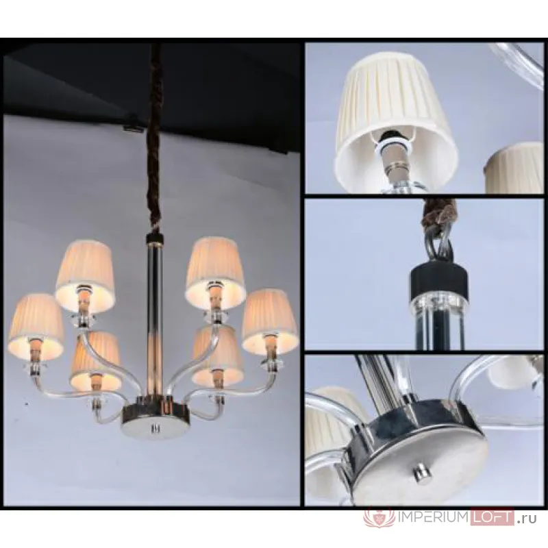 Люстра Delight Collection BRCH9021 BRCH9021-6 nickel от ImperiumLoft