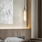 Подвесной светильник Delight Collection MT8851 MT8851-1H bronze/clear