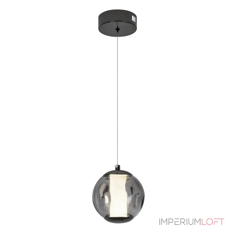 Подвесной светильник Delight Collection OD2437-1 pearl black/smoke Подвесной светильник Delight Collection OD2437-1 pearl black/smoke