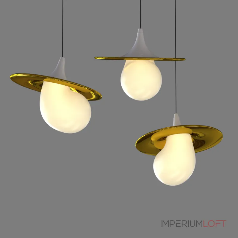 Подвесной светильник Delight Collection 10238P/1 gold/white