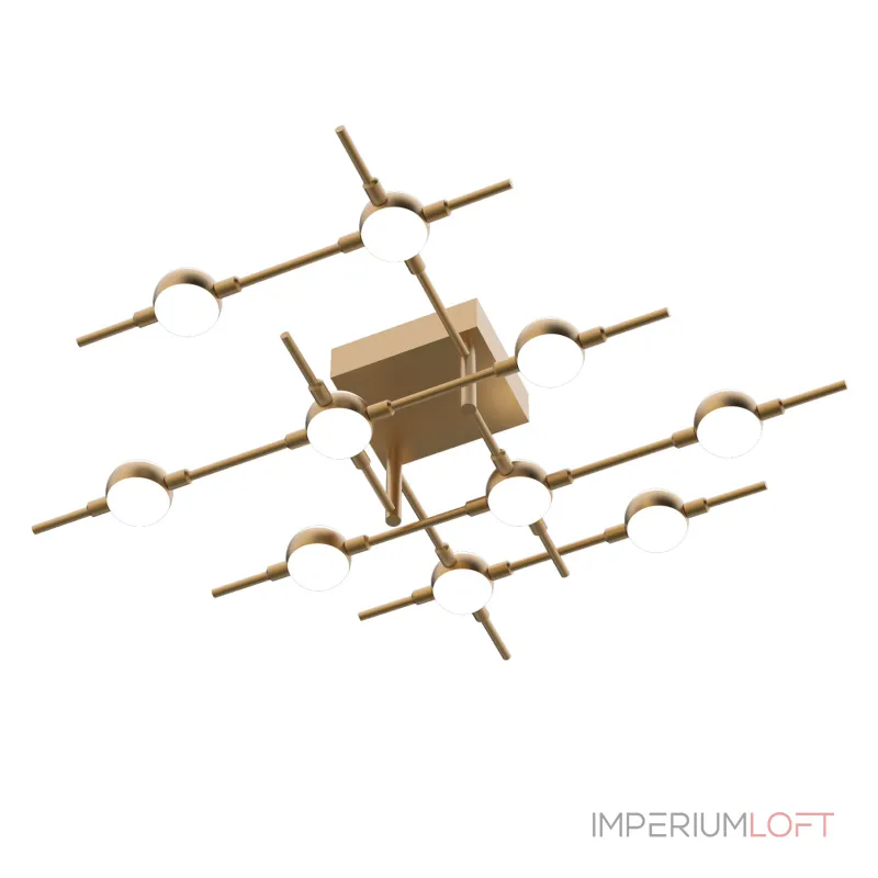 Потолочный светильник Delight Collection Molecular MX18001067-10A gold Потолочный светильник Delight Collection Molecular MX18001067-10A gold