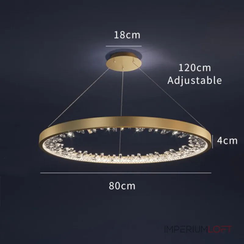 Подвесная люстра Delight Collection Bartlett XD-80 gold