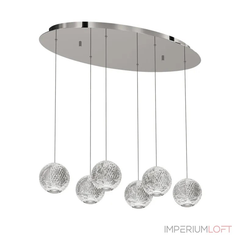 Подвесной светильник Delight Collection Elliot Diamante MD20001012-6A chrome Подвесной светильник Delight Collection Elliot Diamante MD20001012-6A chrome