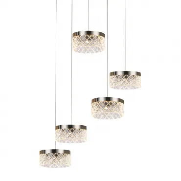 Подвесной светильник Delight Collection Diamond cut MD21020075-5A satin nickel Подвесной светильник Delight Collection Diamond cut MD21020075-5A satin nickel