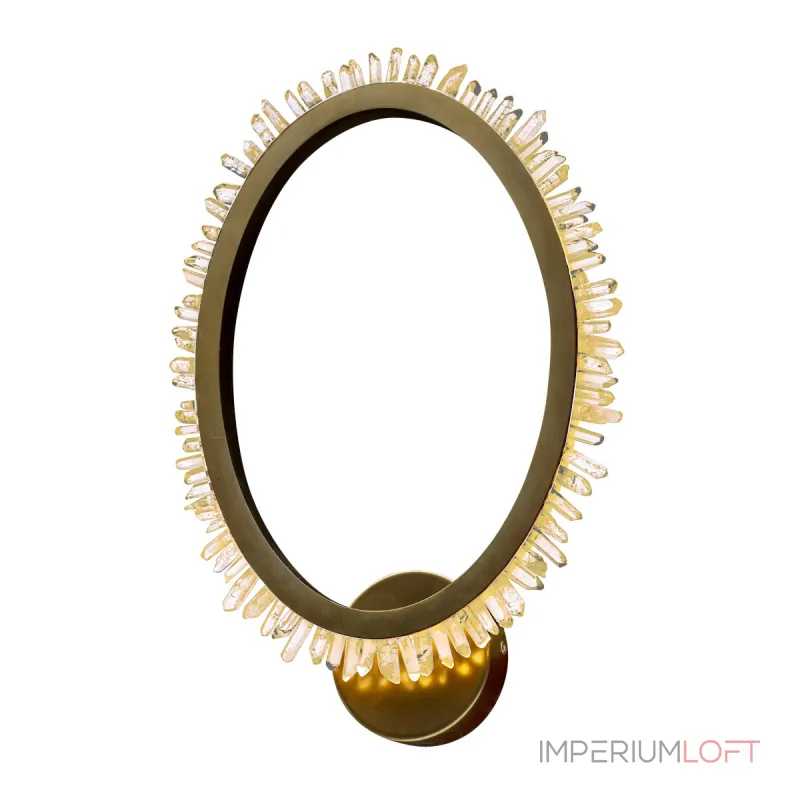Светильник настенный Delight Collection Quartz Halo MB20020154-1A satin gold Светильник настенный Delight Collection Quartz Halo MB20020154-1A satin gold