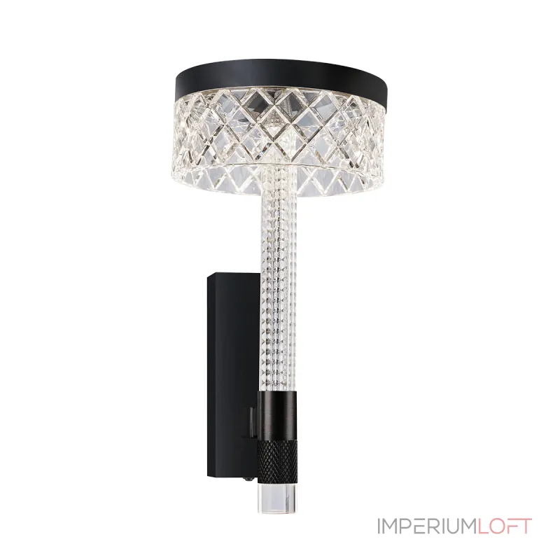 Настенный светильник Delight Collection Diamond cut MB21020075-1A matt black