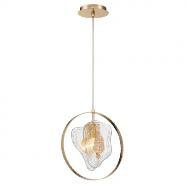 Подвесной светильник Delight Collection Cowley P60669-1 gold/clear Подвесной светильник Delight Collection Cowley P60669-1 gold/clear