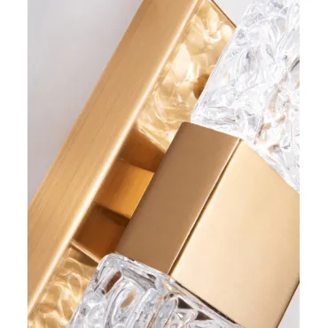 Настенный светильник Delight Collection Wall lamp 88068W gold/clear от ImperiumLoft