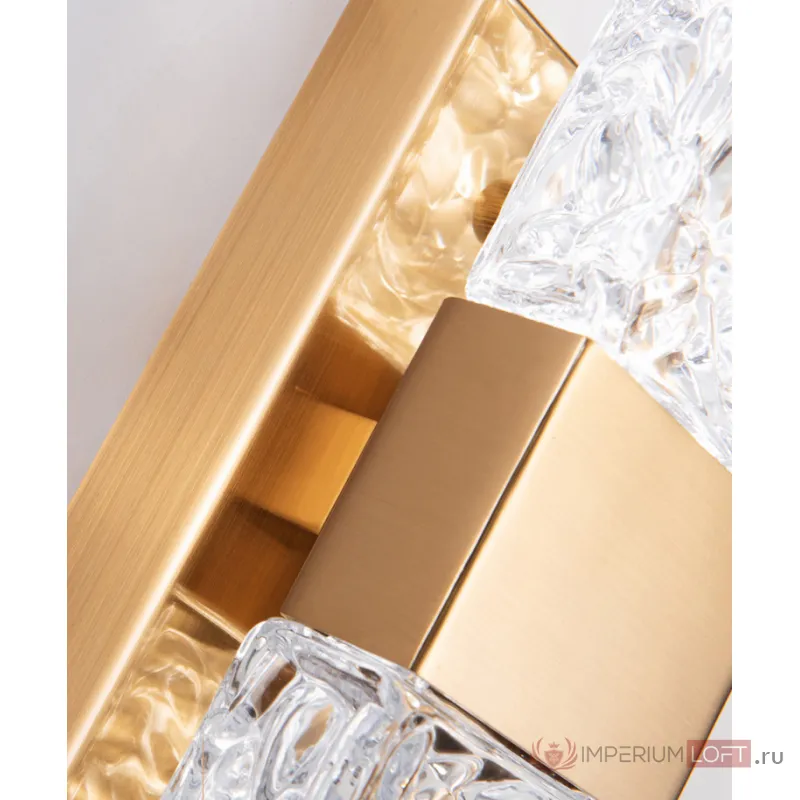 Настенный светильник Delight Collection Wall lamp 88068W gold/clear от ImperiumLoft