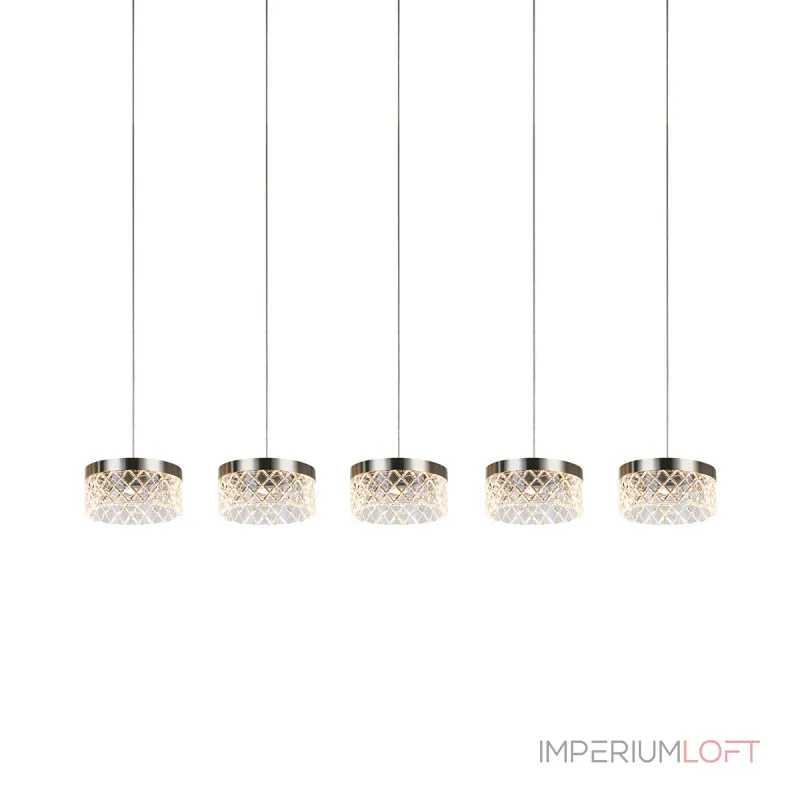 Подвесной светильник Delight Collection Diamond cut MD21020075-5B satin nickel Подвесной светильник Delight Collection Diamond cut MD21020075-5B satin nickel