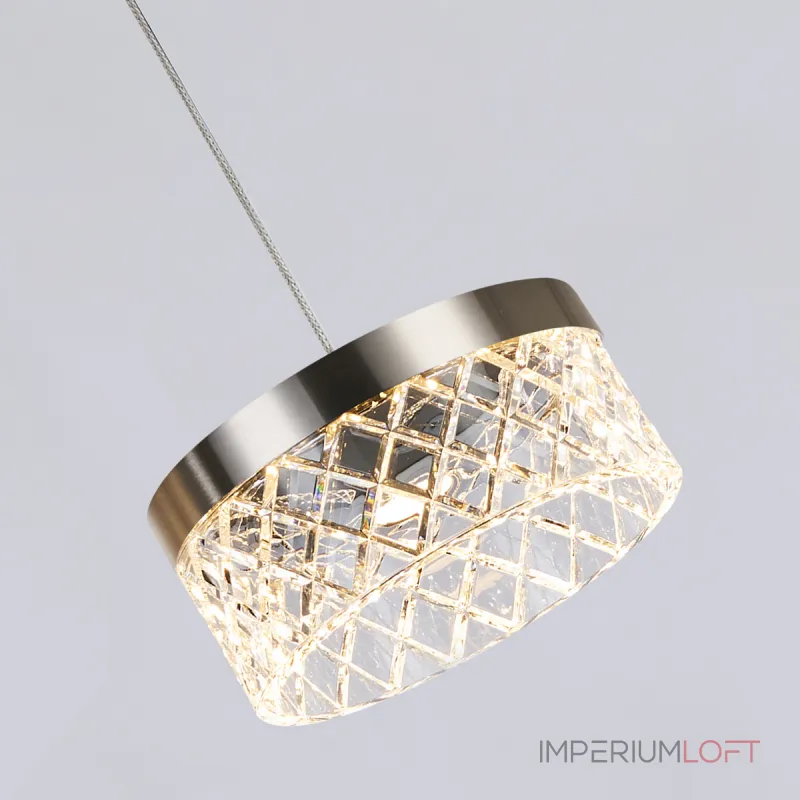 Подвесной светильник Delight Collection Diamond cut MD21020075-5B satin nickel Подвесной светильник Delight Collection Diamond cut MD21020075-5B satin nickel