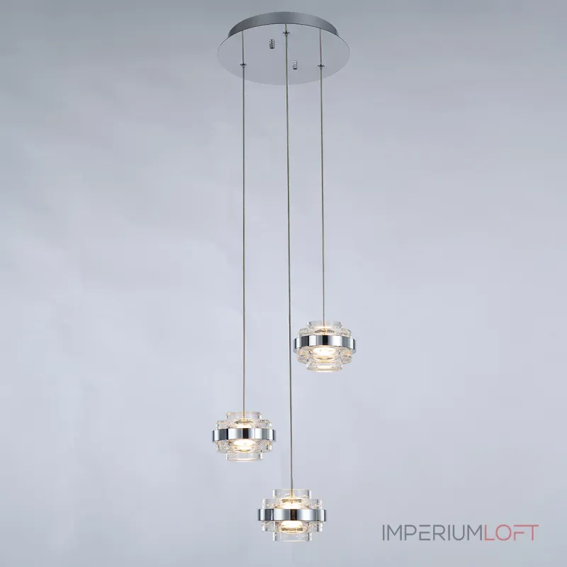 Подвесной светильник Delight Collection Indiana MD22030002-3A chrome/clear Подвесной светильник Delight Collection Indiana MD22030002-3A chrome/clear