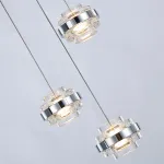 Подвесной светильник Delight Collection Indiana MD22030002-3A chrome/clear