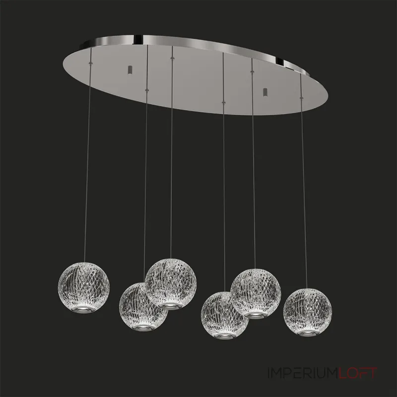 Подвесной светильник Delight Collection Elliot Diamante MD20001012-6A chrome Подвесной светильник Delight Collection Elliot Diamante MD20001012-6A chrome