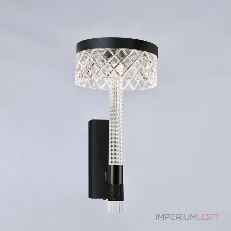Настенный светильник Delight Collection Diamond cut MB21020075-1A matt black