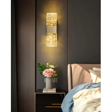 Настенный светильник Delight Collection Wall lamp 88068W gold/clear от ImperiumLoft
