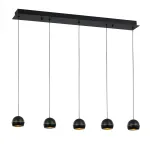 Подвесной светильник Delight Collection MD21001034 MD21001034-5B black/gold