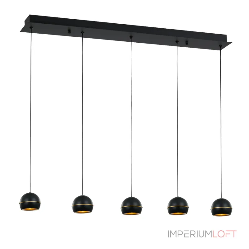 Подвесной светильник Delight Collection MD21001034 MD21001034-5B black/gold