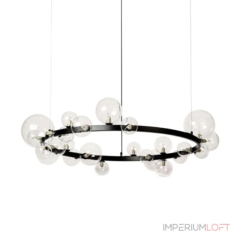 Подвесная люстра Delight Collection Art Deco Bubble 8828P/L black/clear