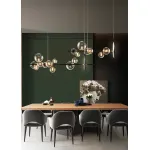 Люстра Delight Collection Art Deco Bubble KG1233P-10 black/clear от ImperiumLoft