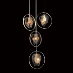 Светильник подвесной Delight Collection Cowley P60669-4 gold/clear от ImperiumLoft