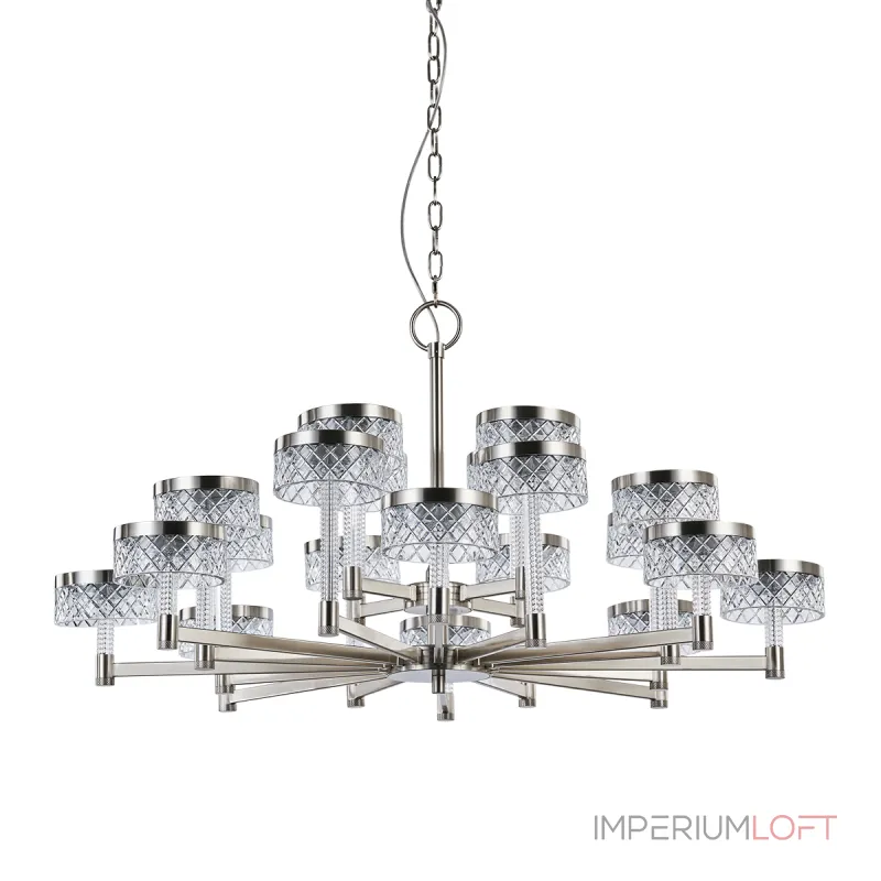 Подвесная люстра Delight Collection Diamond cut MD21020075-20A satin nickel