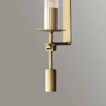 Настенный светильник Delight Collection Wall lamp MT8615-1W antique brass