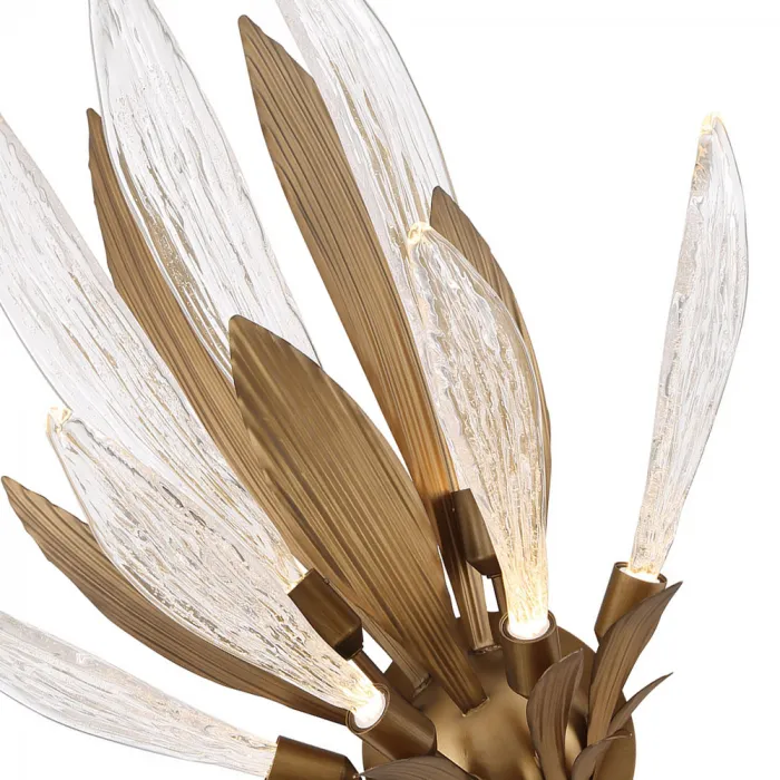 Светильник настенный Delight Collection RP168416 W168416-7 bronze/clear от ImperiumLoft
