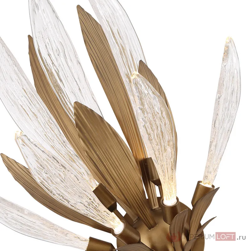 Светильник настенный Delight Collection RP168416 W168416-7 bronze/clear от ImperiumLoft