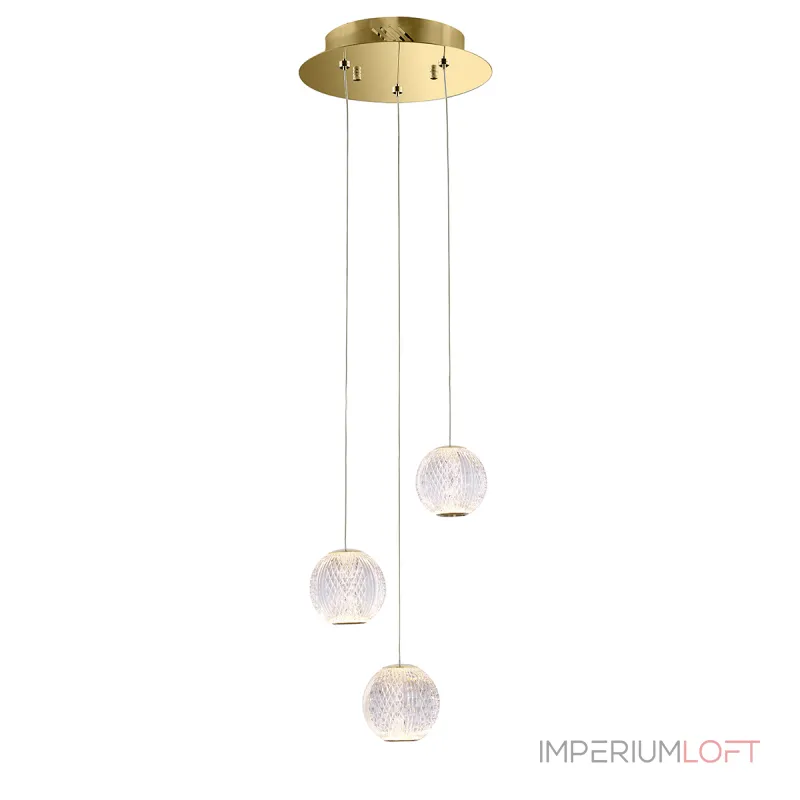 Подвесной светильник Delight Collection Elliot Diamante MD20001012-3A gold