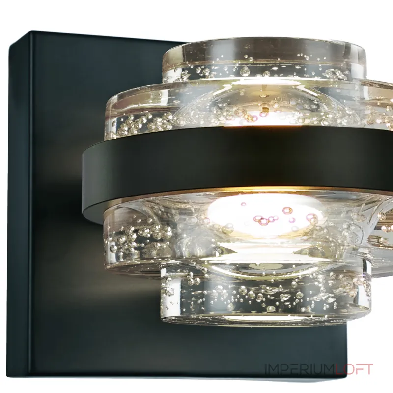 Настенный светильник Delight Collection Indiana MB22030002-1A black/clear Настенный светильник Delight Collection Indiana MB22030002-1A black/clear