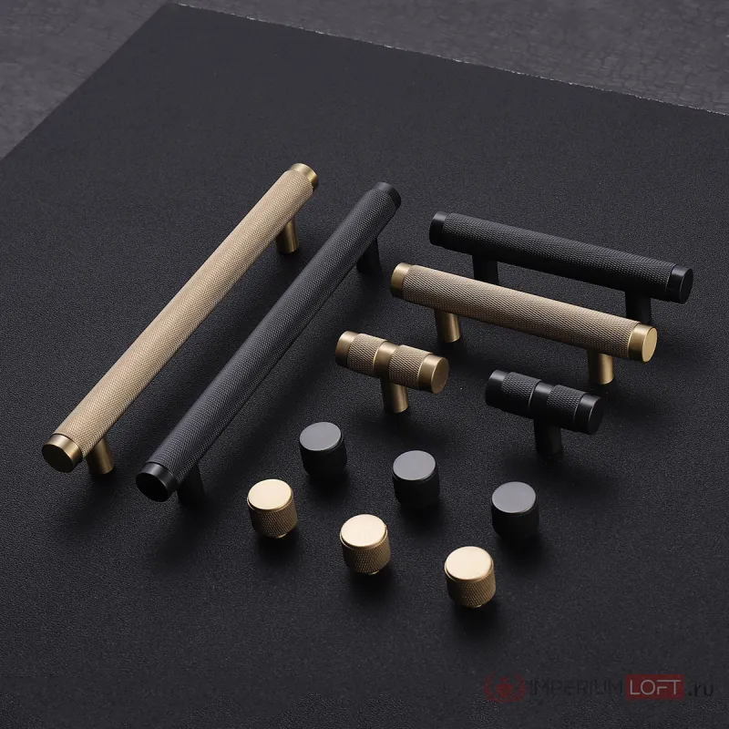 Ручка-кнопка Delight Collection HK009 HK009 brass от ImperiumLoft