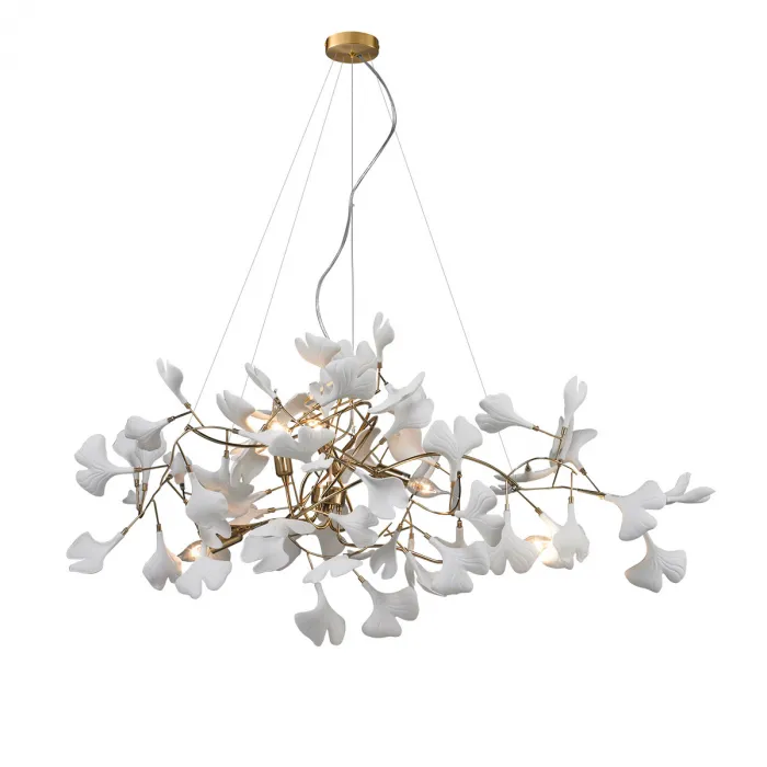 Люстра Delight Collection 10881 10881P/L1000 gold/white от ImperiumLoft