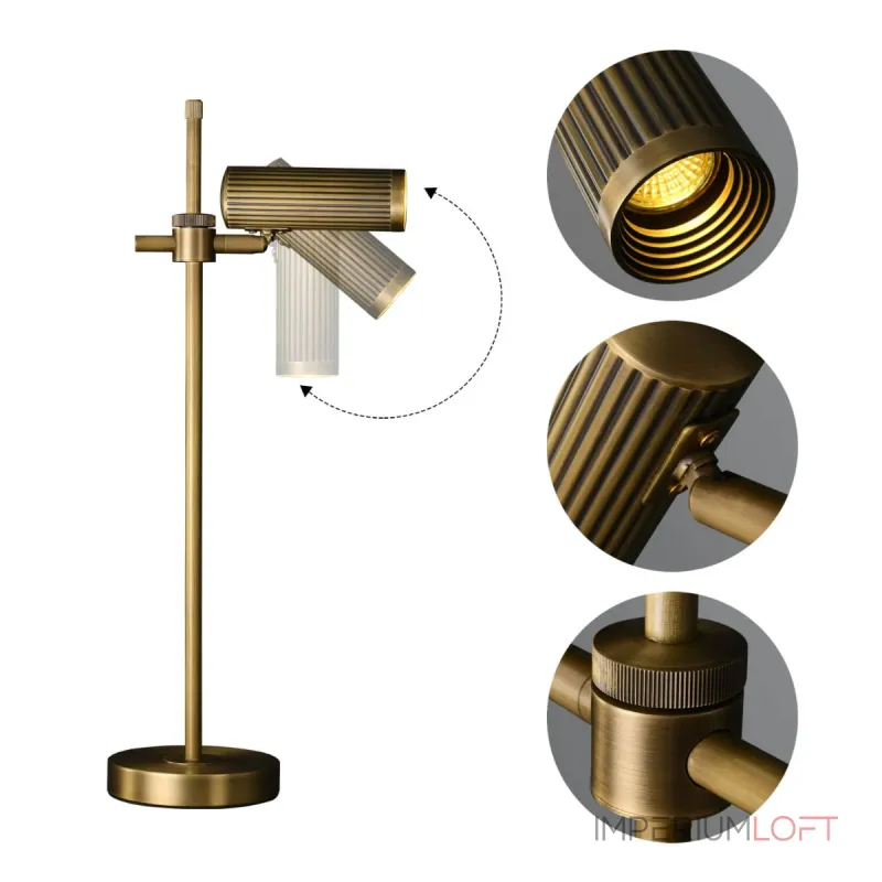 Настольная лампа Delight Collection Table lamp MT8906-1T antique brass Настольная лампа Delight Collection Table lamp MT8906-1T antique brass
