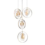 Светильник подвесной Delight Collection Cowley P60669-4 gold/clear от ImperiumLoft