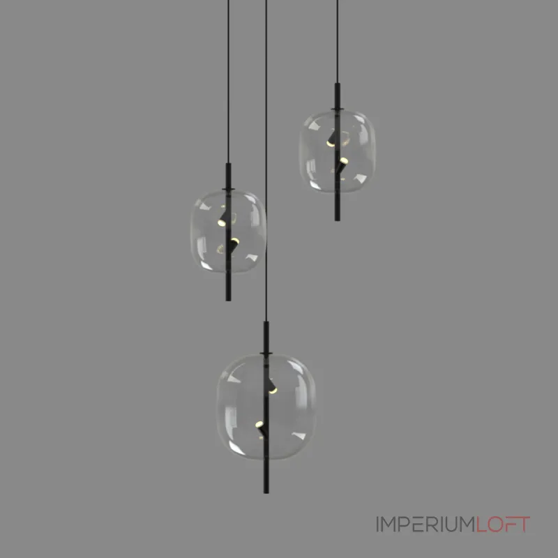 Подвесной светильник Delight Collection 10018P 10018P/1 black/clear